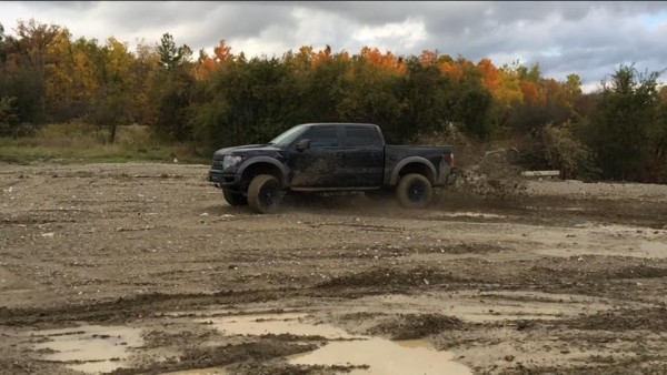 Tom Michalak mudding raptor