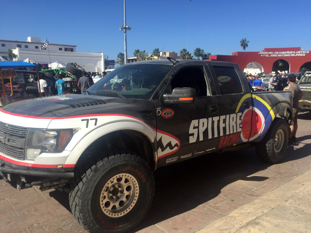 Spitfire Racing   in the Norra Mexican 1000 Camburg built raptor